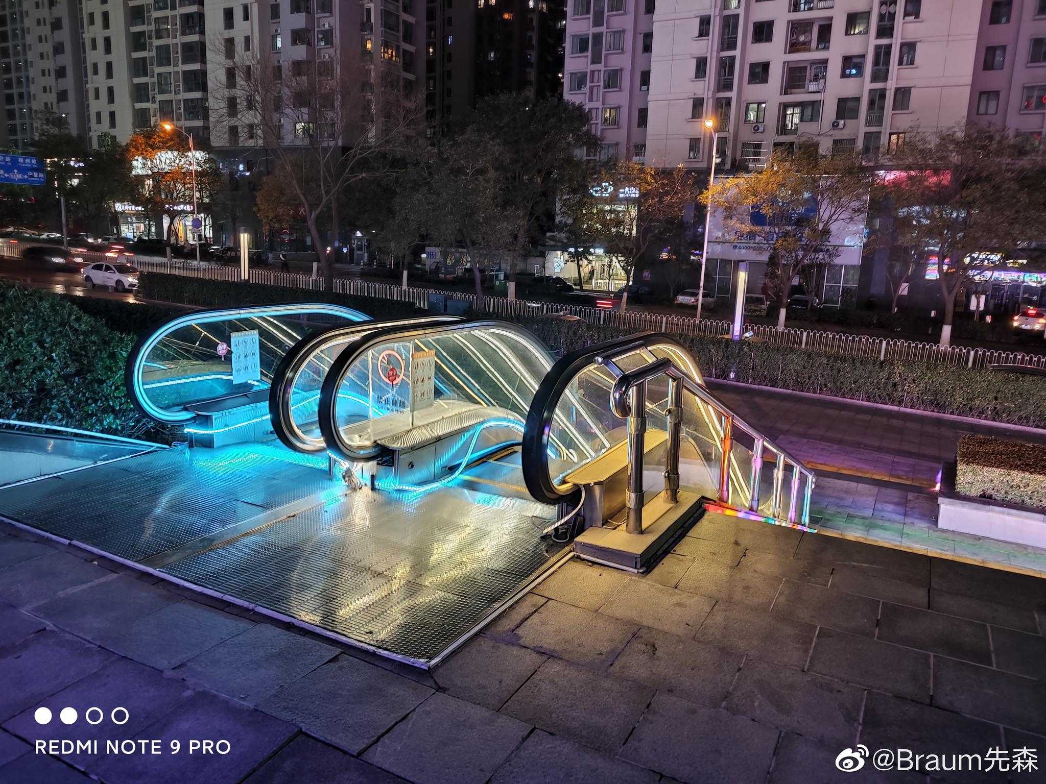 redminote9pro样张后面三张是夜景