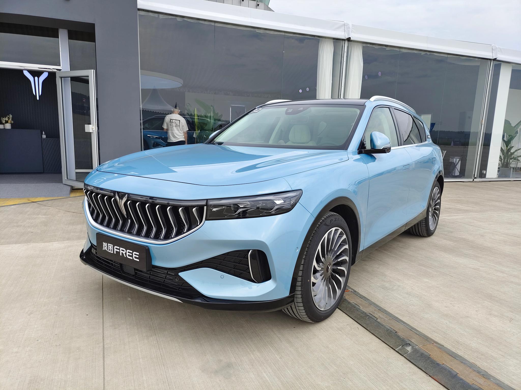 各种不同颜色的岚图free,哪个好看?