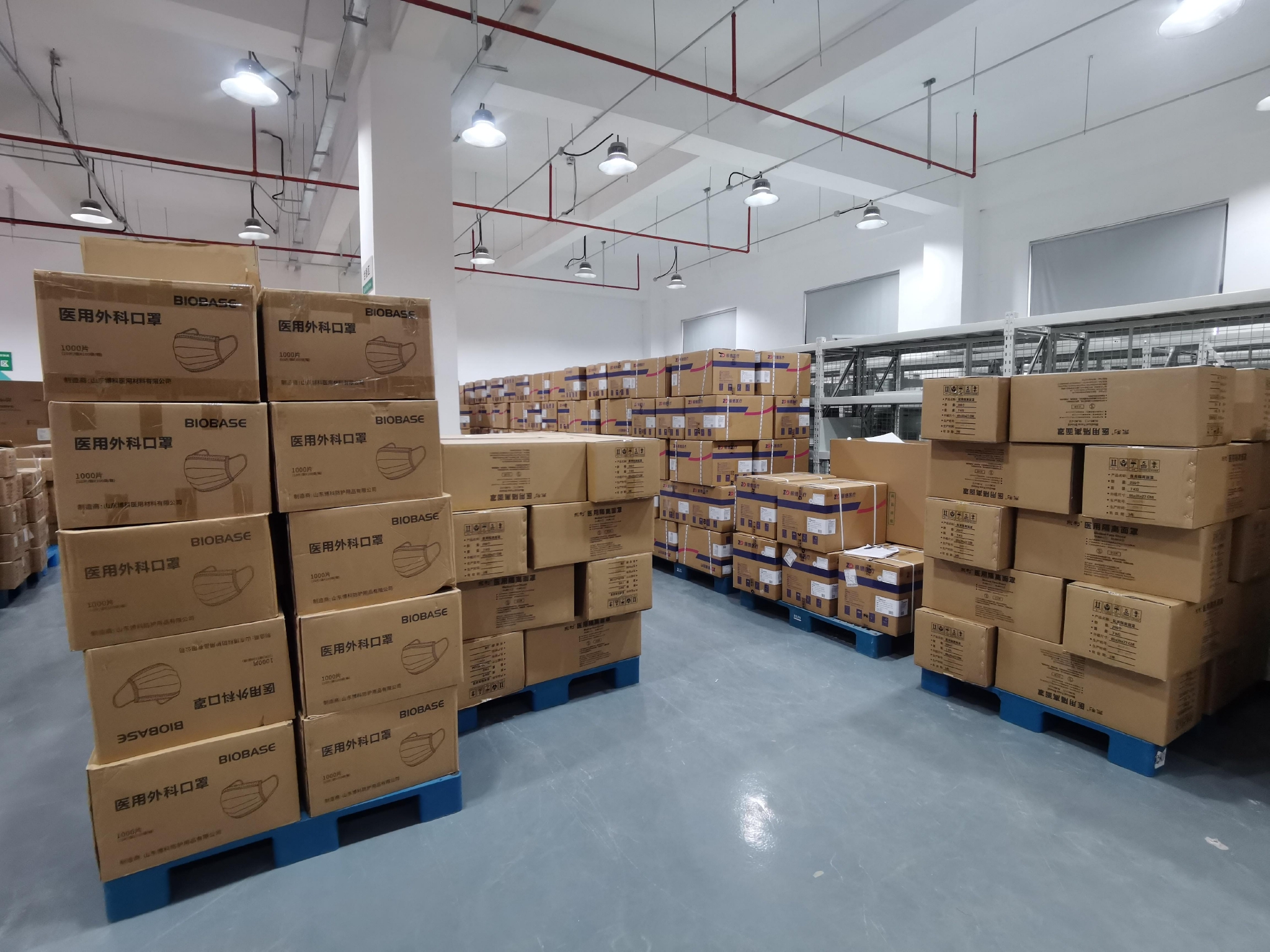 2万只口罩来了……崇明防疫物资保障供应平稳|崇明|物资|仓库_新浪