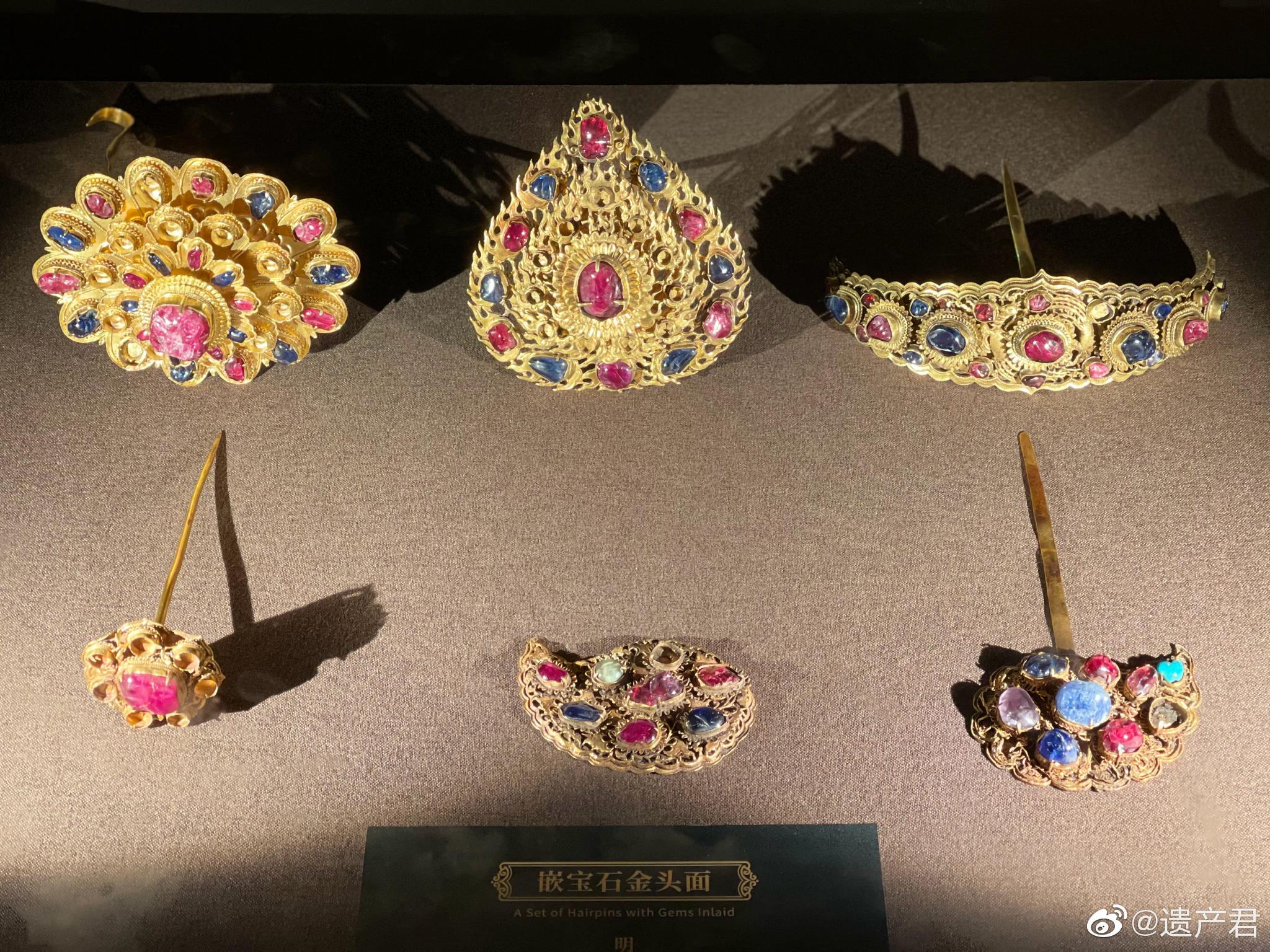 南京市博物馆朝天宫的明代金首饰