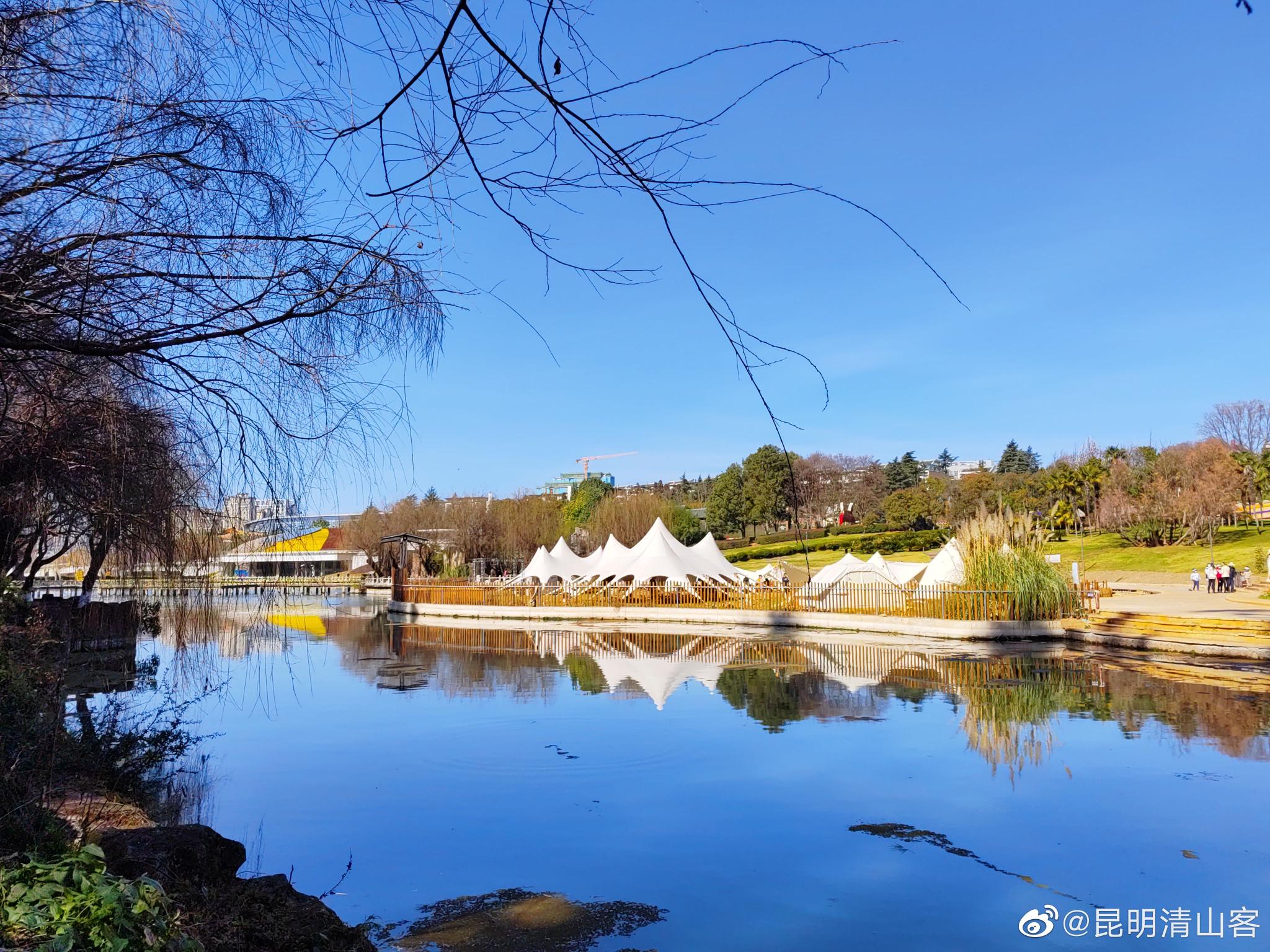 昆明世博园水景__财经头条