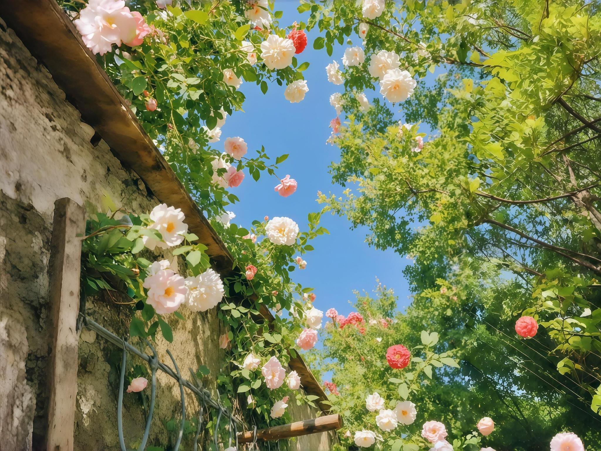 春日绿色护眼ipad壁纸