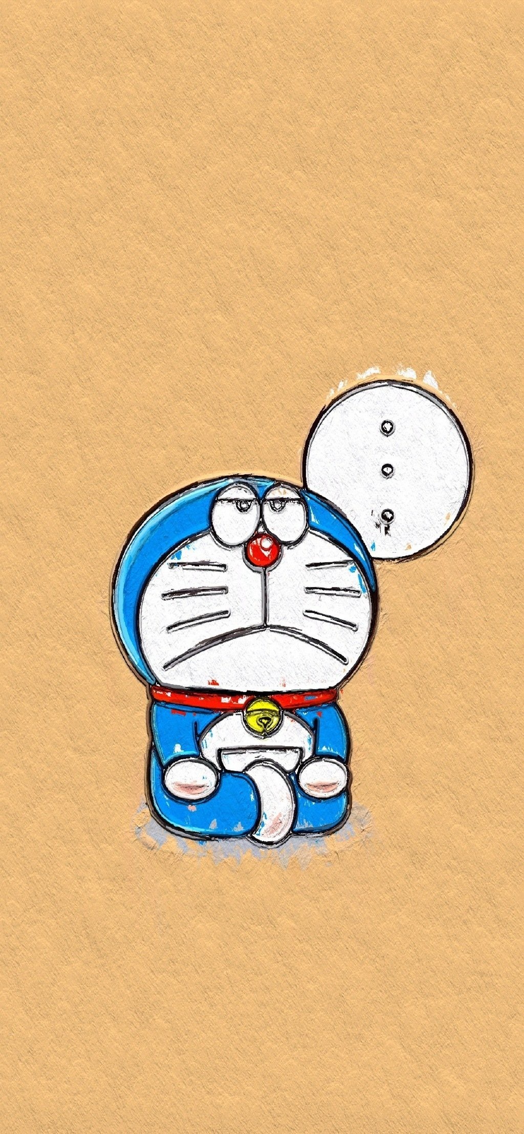 你喜欢的蓝胖子竖屏手机壁纸