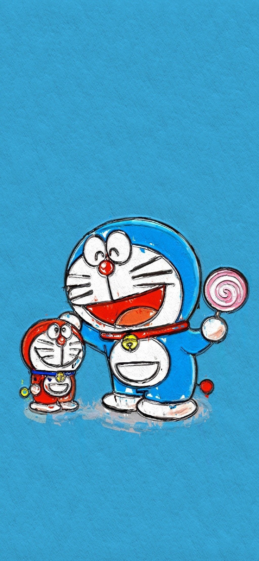 你喜欢的蓝胖子竖屏手机壁纸