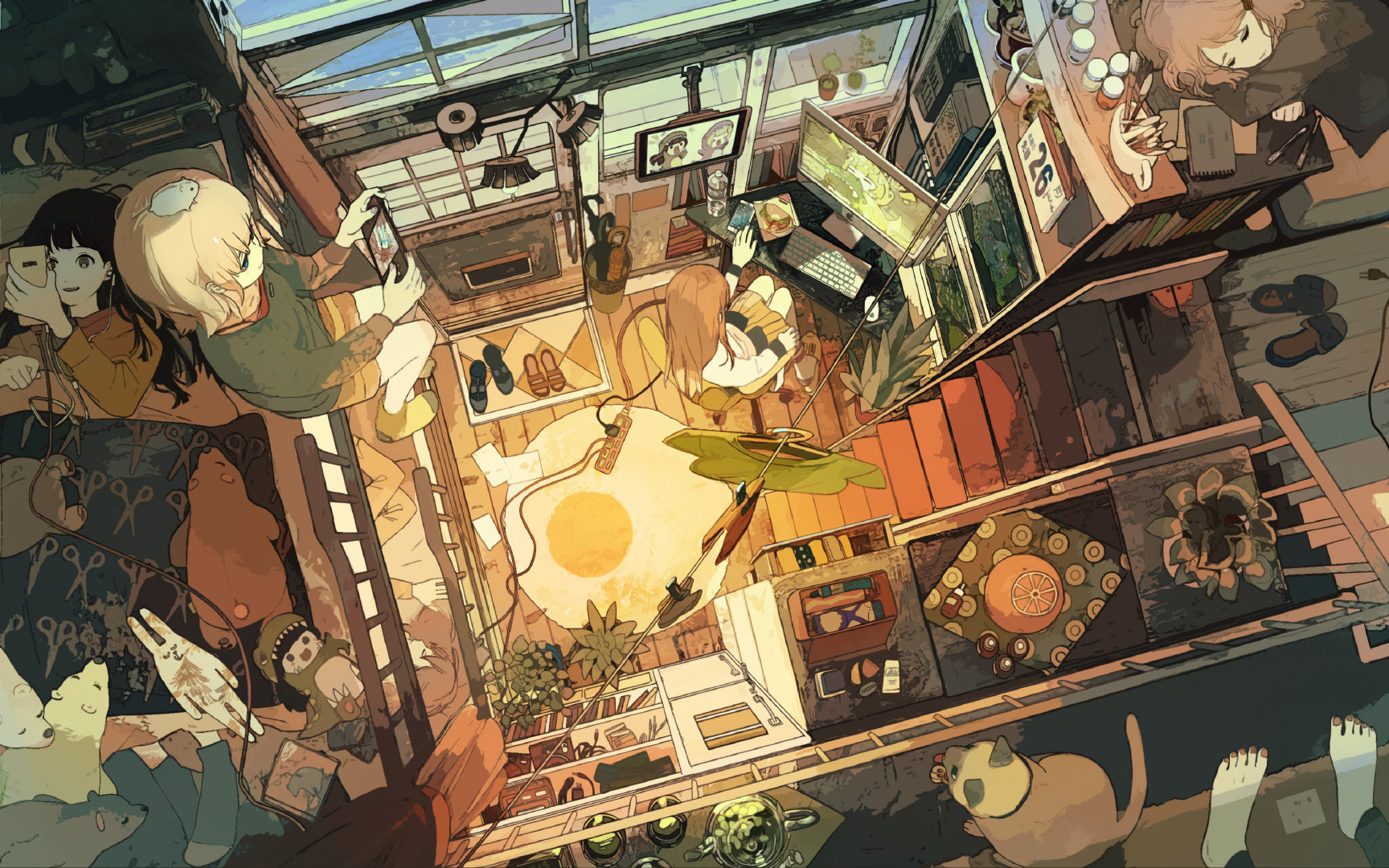日本插画师 くっか twi.hamukukka