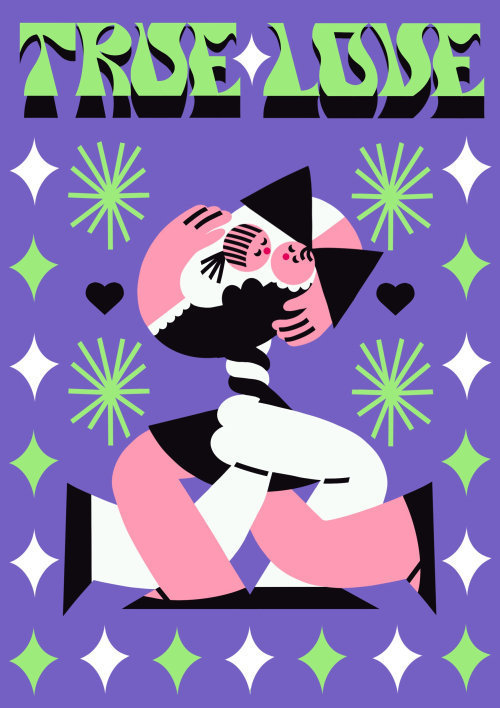 色彩丰富艳丽插画bychenlin