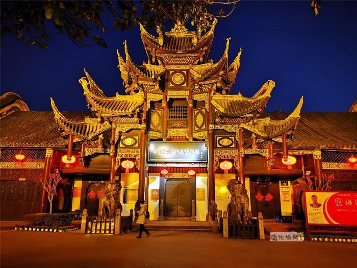 光影自贡 | 夜幕下的自流井三大古建筑