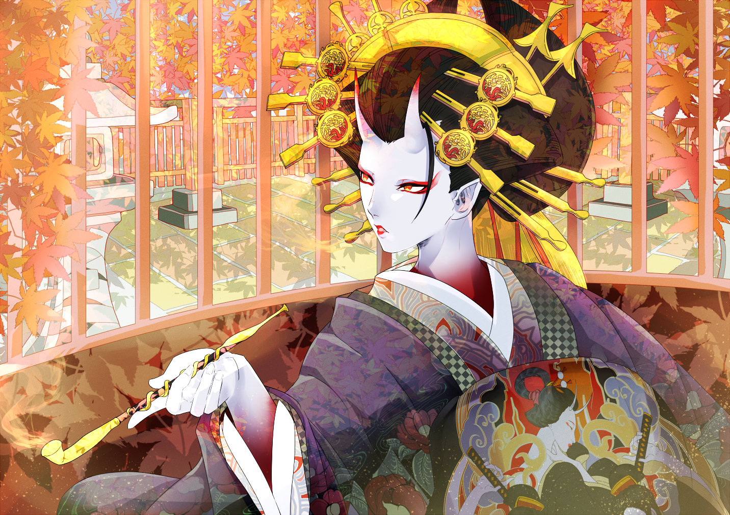 在花街或游郭工作的女性中,花魁是身处于顶点的存在……__财经头条