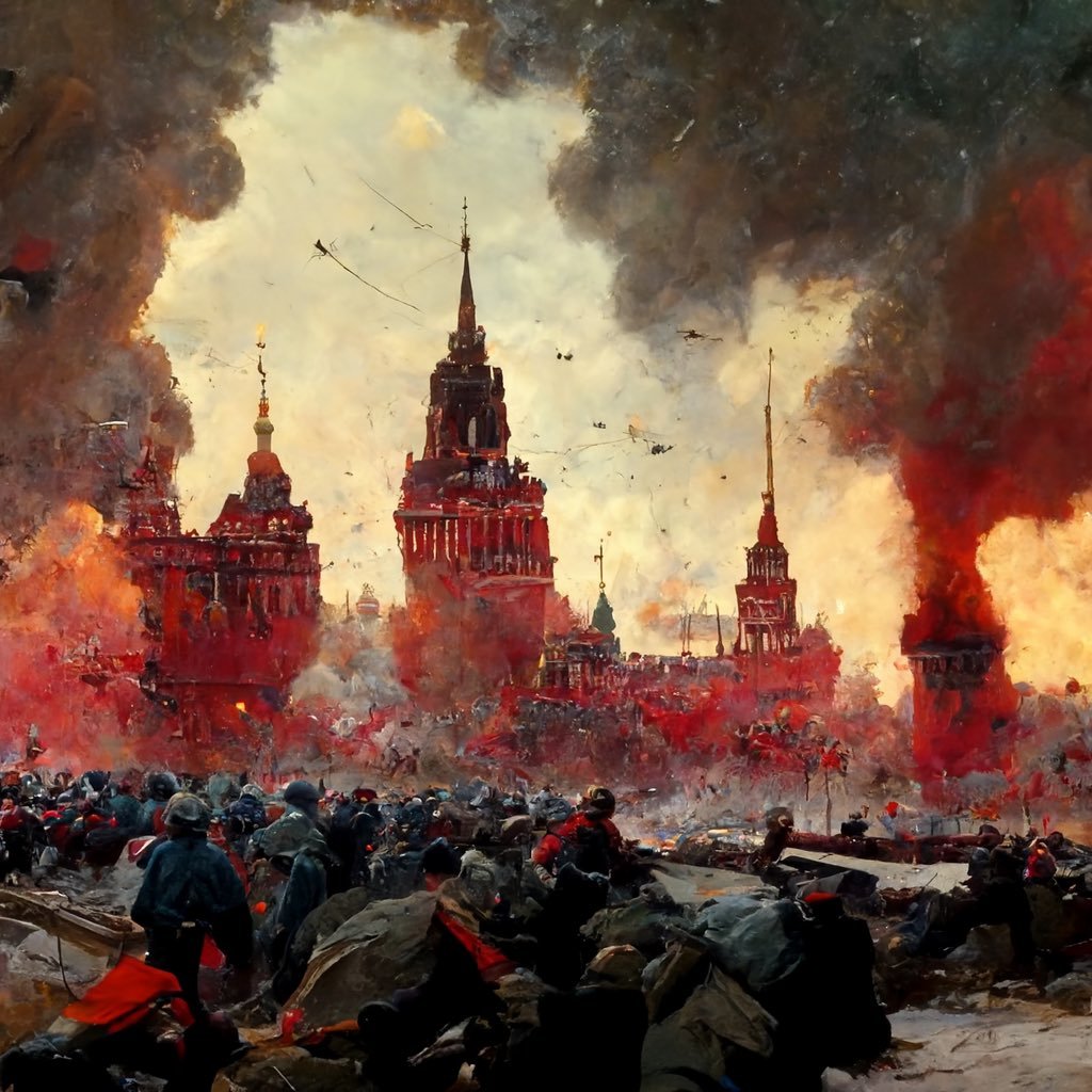 ai绘图:莫斯科保卫战 from: omossan7182t