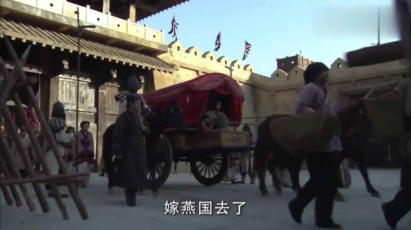 大秦帝国:姬狐公主风光出嫁,张仪看着婚轿,亲自送她