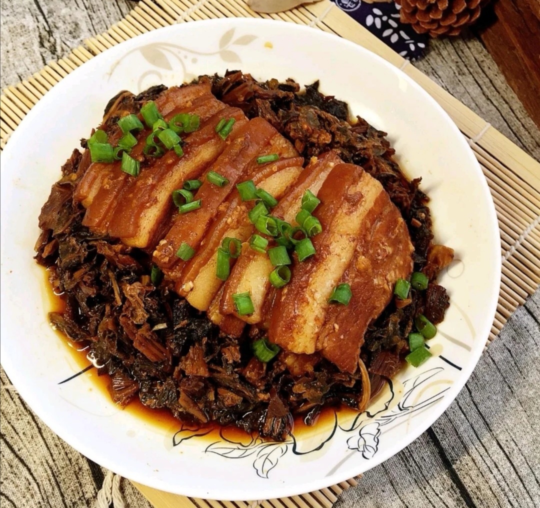 宁波人家常菜—霉干菜焖肉