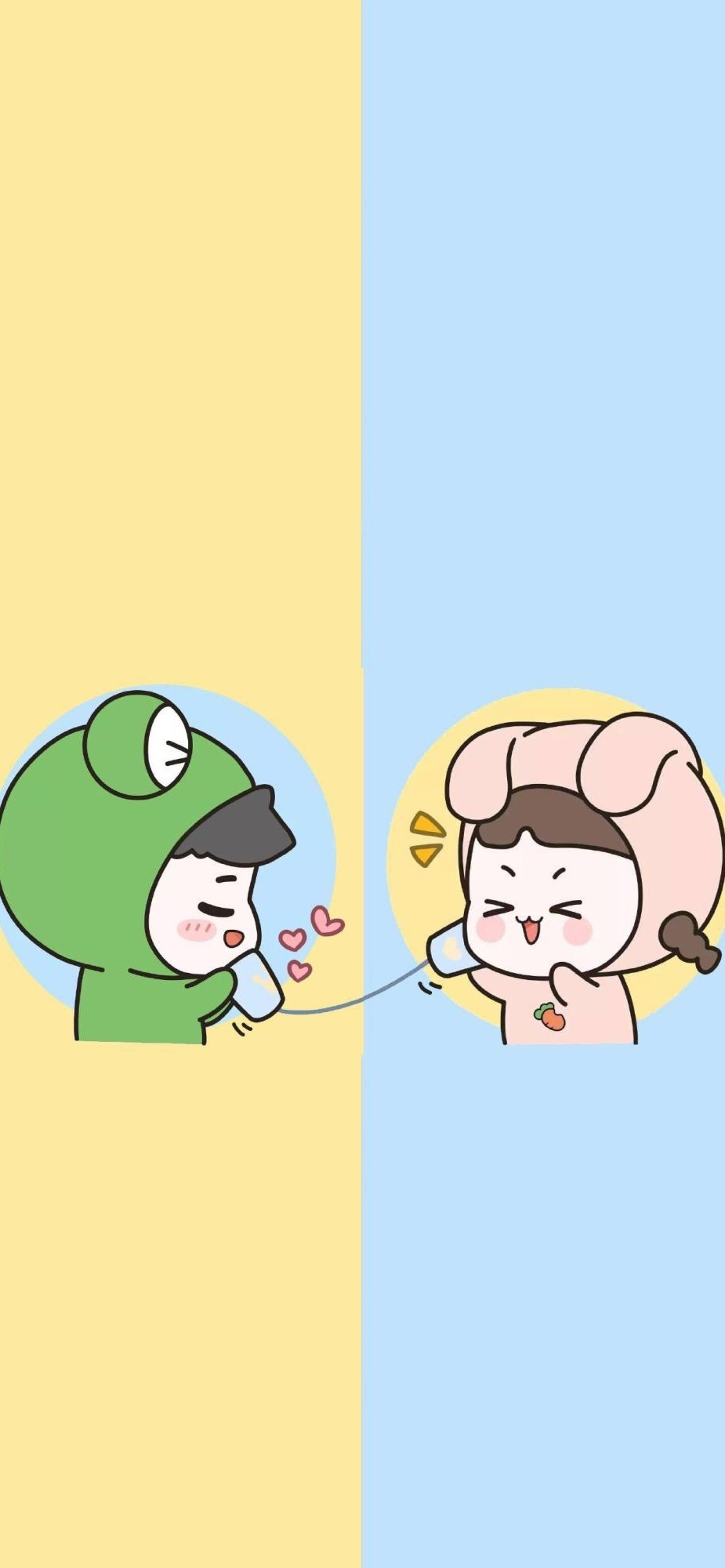 情侣聊天背景壁纸