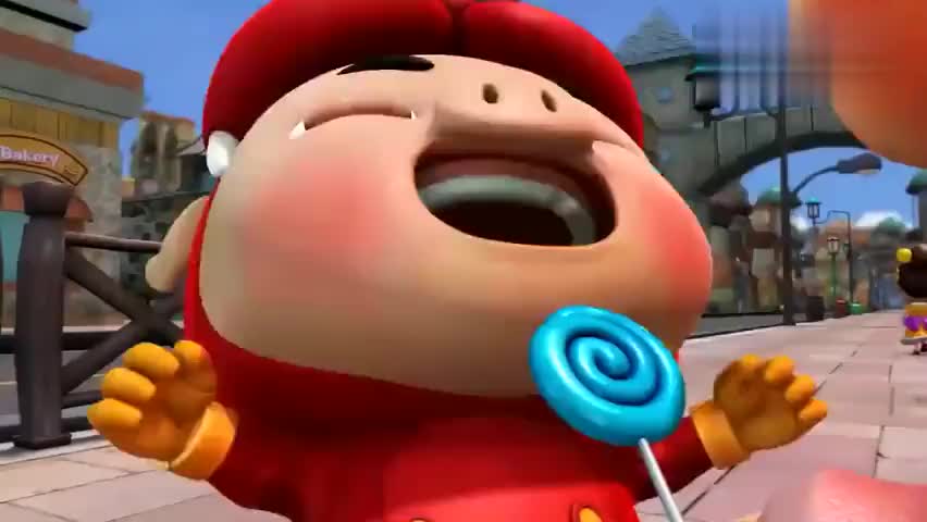 猪猪侠小猪猪有了棒棒糖任何事情抛在脑后都不记得了