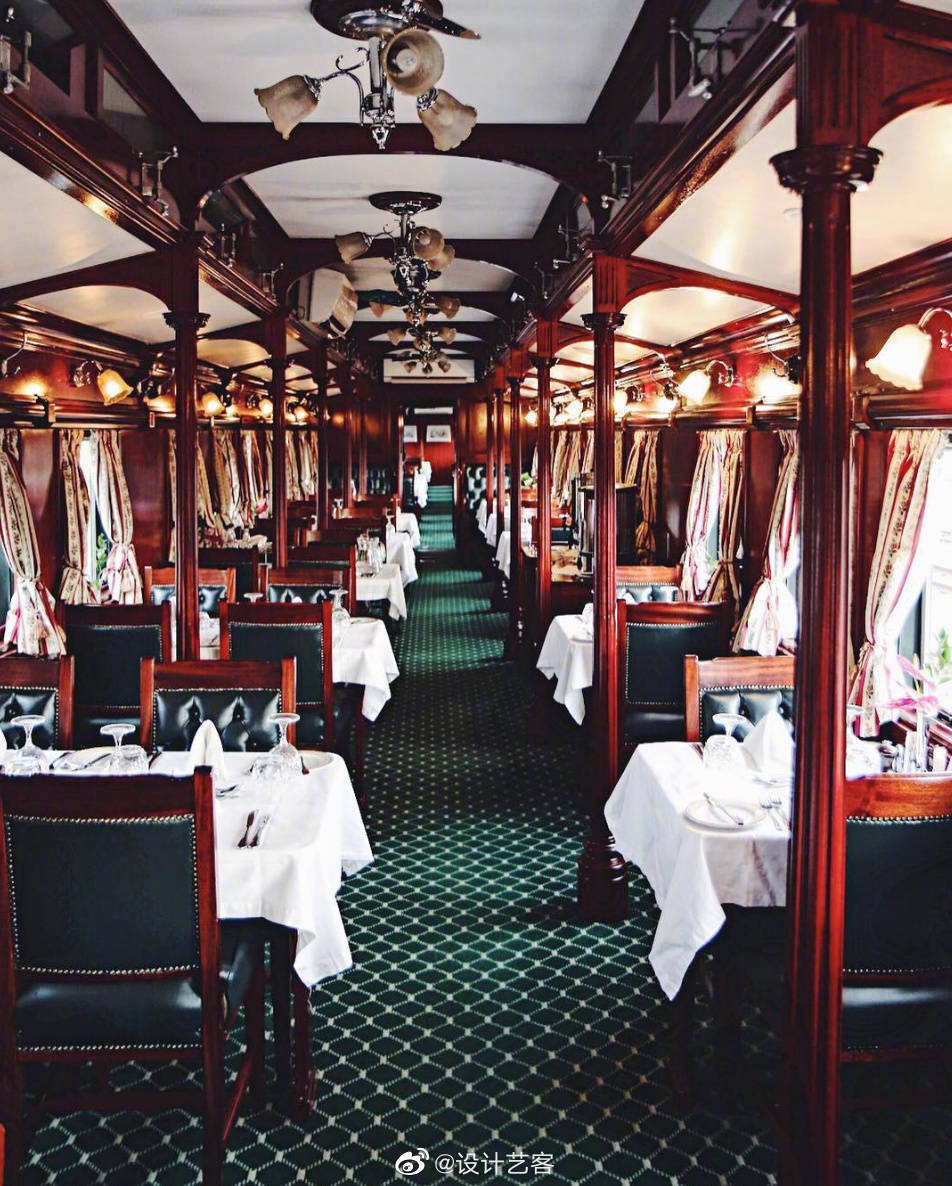 200年前的欧洲火车车厢好摩登好向往