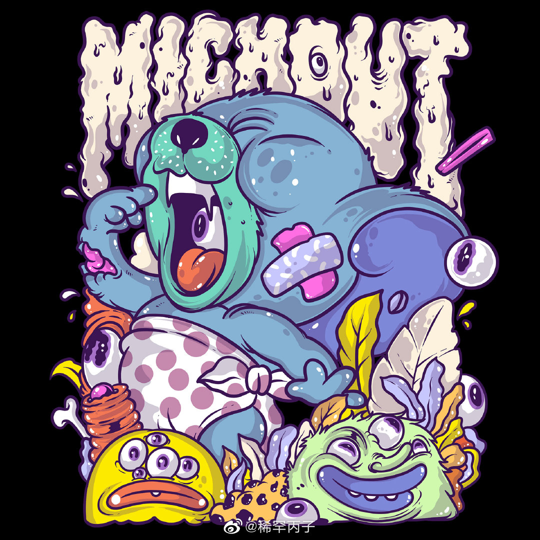 pop图形设计插画