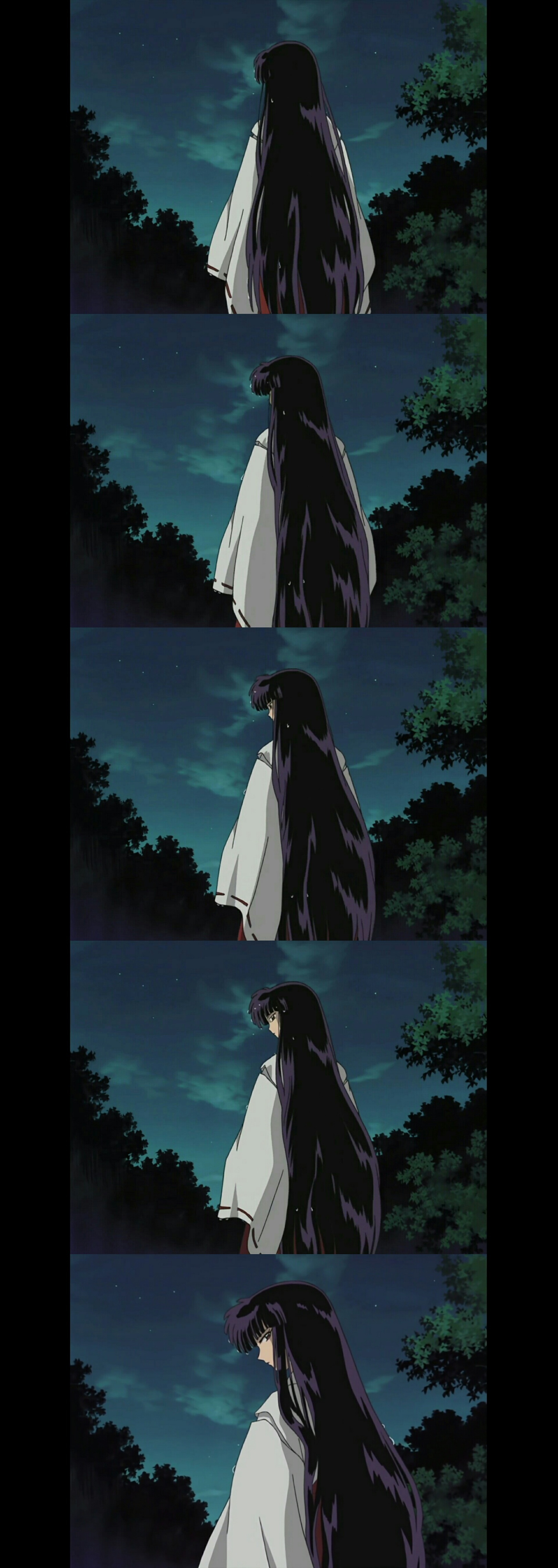 羡慕黑长直桔梗的超级发量!这背影太迷人了_高清图集_新浪网