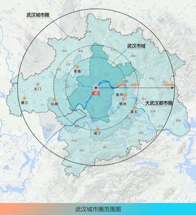 湖北三大都市圈规划一览,武汉无疑是最重要的!