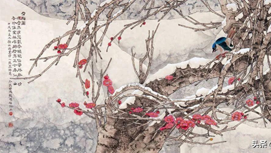 赏析|历代画家雪梅图与梅花诗|桃李|西洲|寒梅|物华|李商隐_新浪新闻