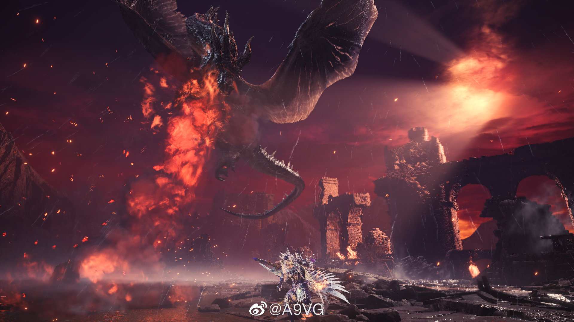 《怪物猎人世界 Iceborne》公开了一组“黑龙”的游戏截图