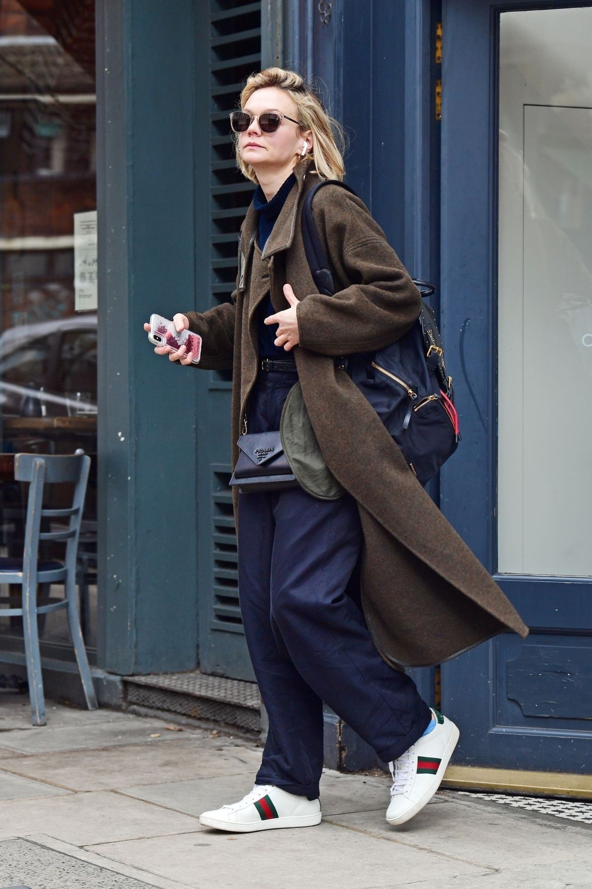 英国女演员凯瑞穆丽根careymulligan伦敦诺丁山街拍