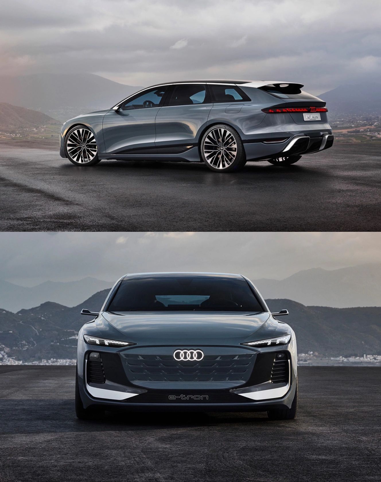 奥迪a6 avant e-tron 概念车,怎么感觉不到优雅了呢?