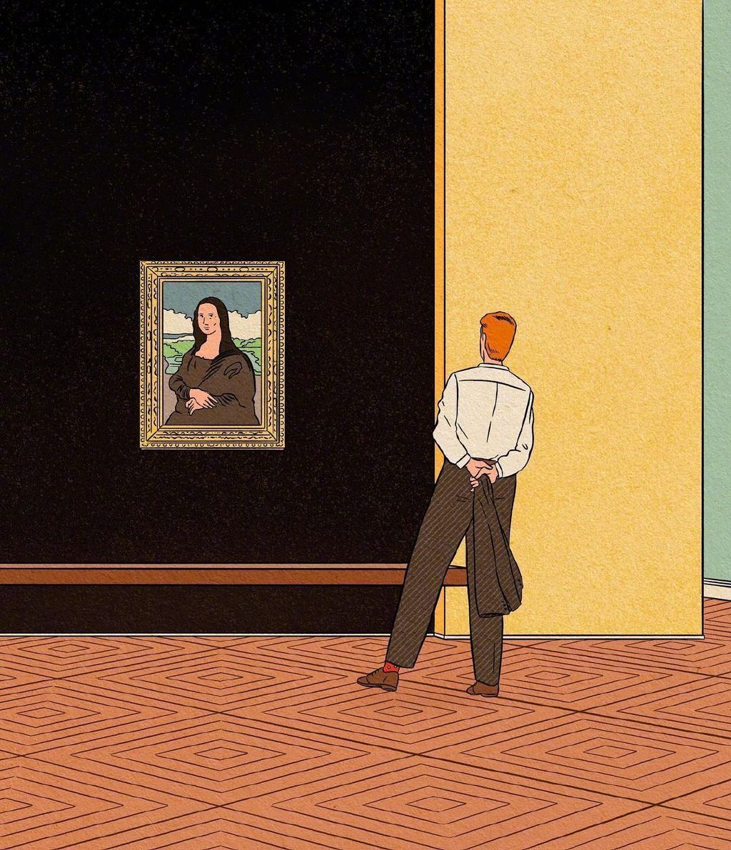 来自法国艺术家simonbailly复古插画设计