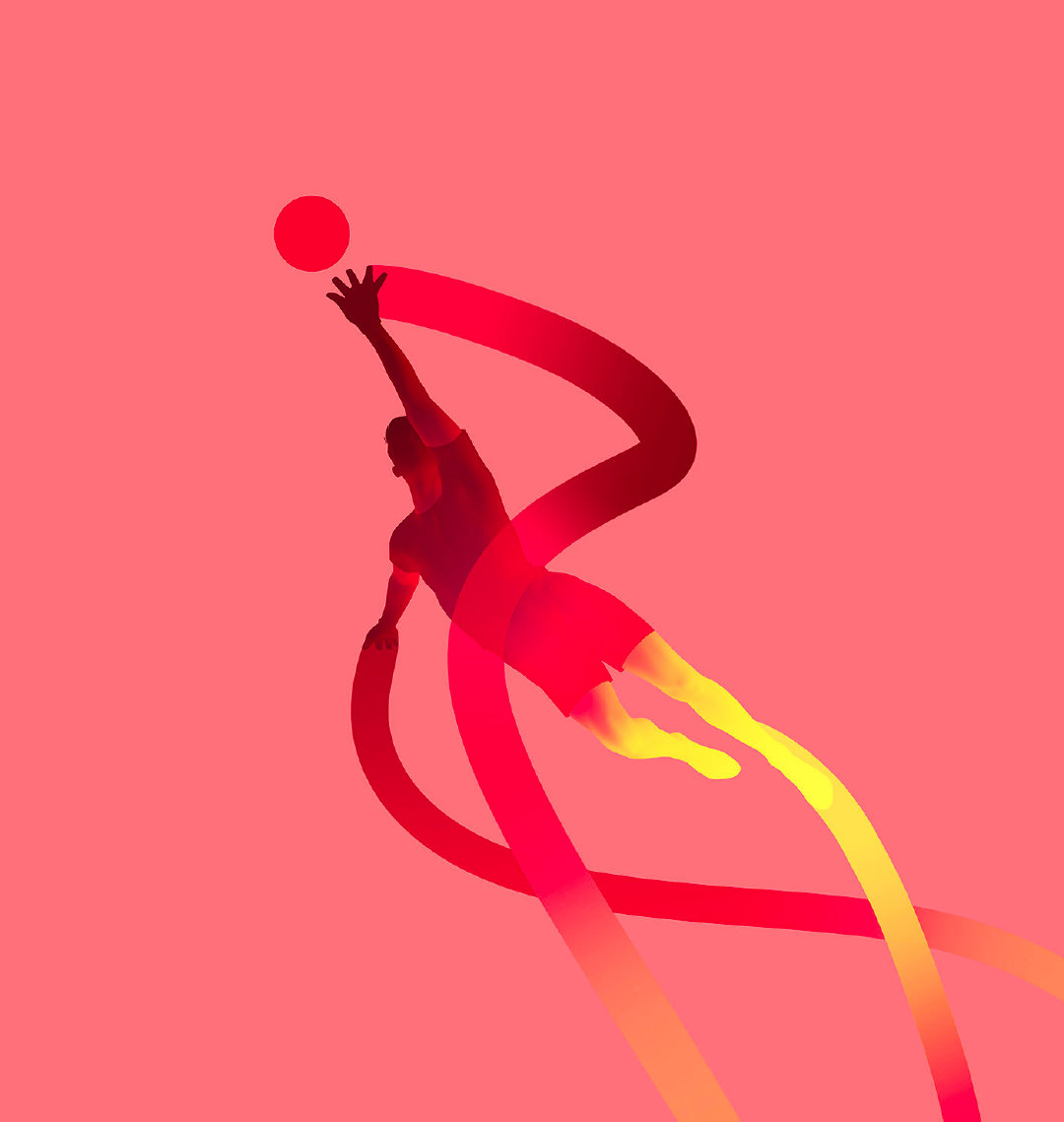 炫丽的色彩,mikki rosa动感有力的插画作品