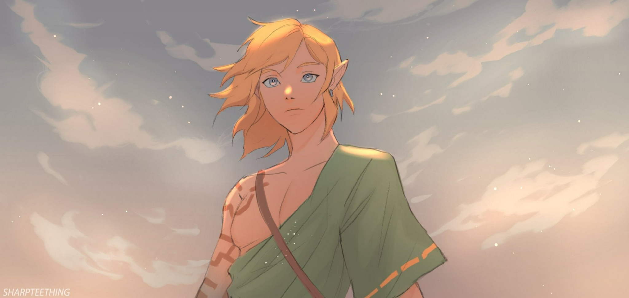 来自不同画师绘制的《塞尔达传说 旷野之息2》林克新形象