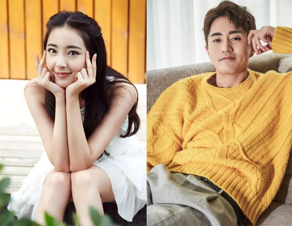 这张照片上的就是米露和杨玏,他们两个人其实也是一对荧幕情侣,曾经