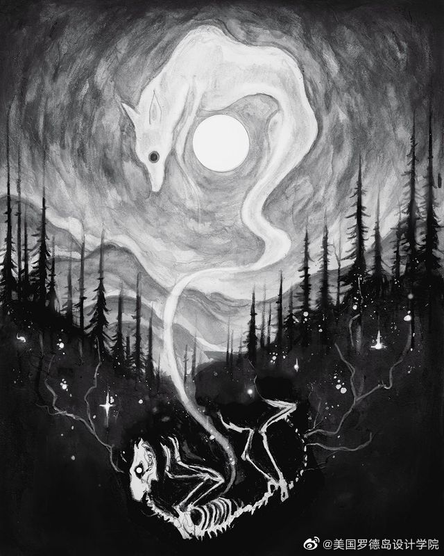 黑白暗黑系列 美国插画师brian