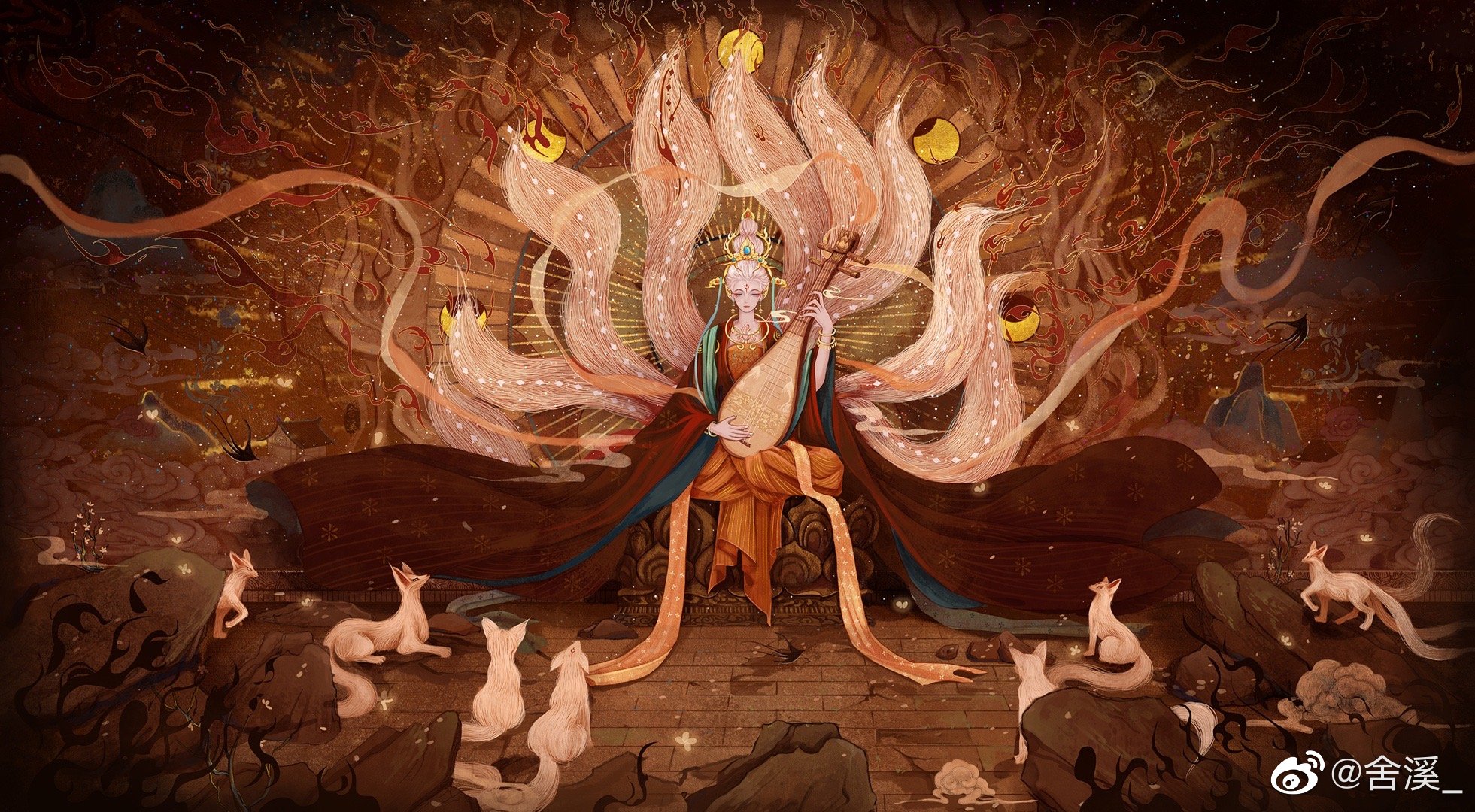 中国风插画作者舍溪