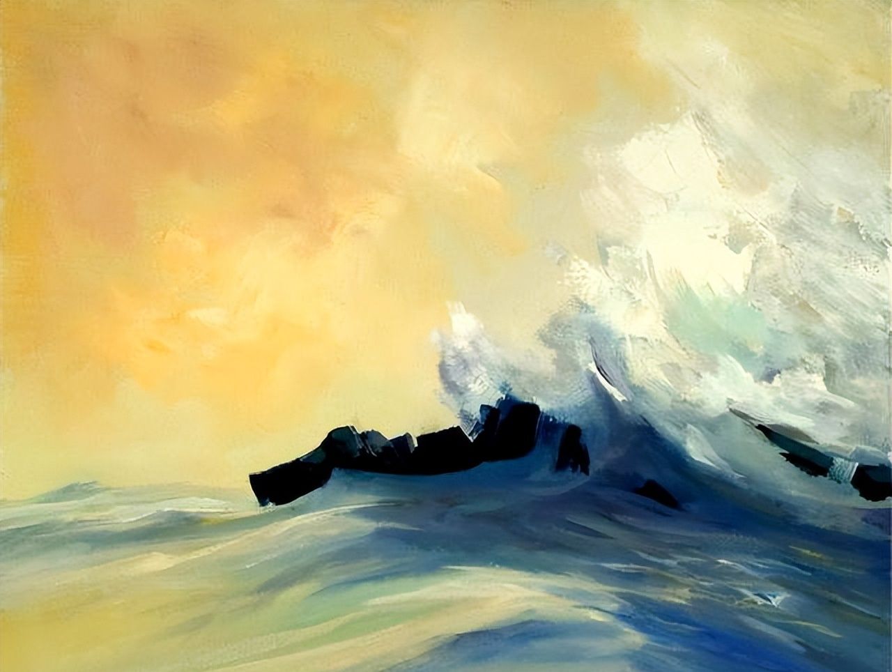 英国画家paulstone极简恬静唯美的水彩风景欣赏