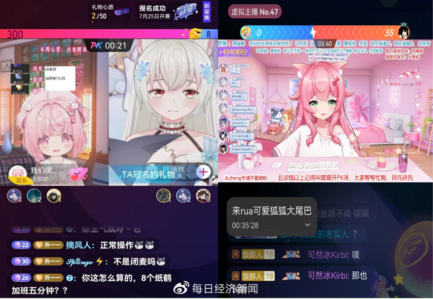 揭虚拟主播变现能力真相有的两小时吸金超百万有的月收入为零