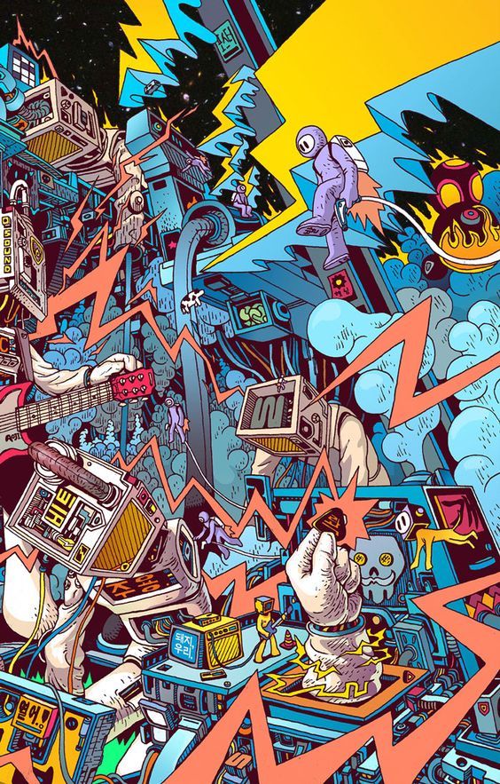 整理了一组优秀插画设计参考转需