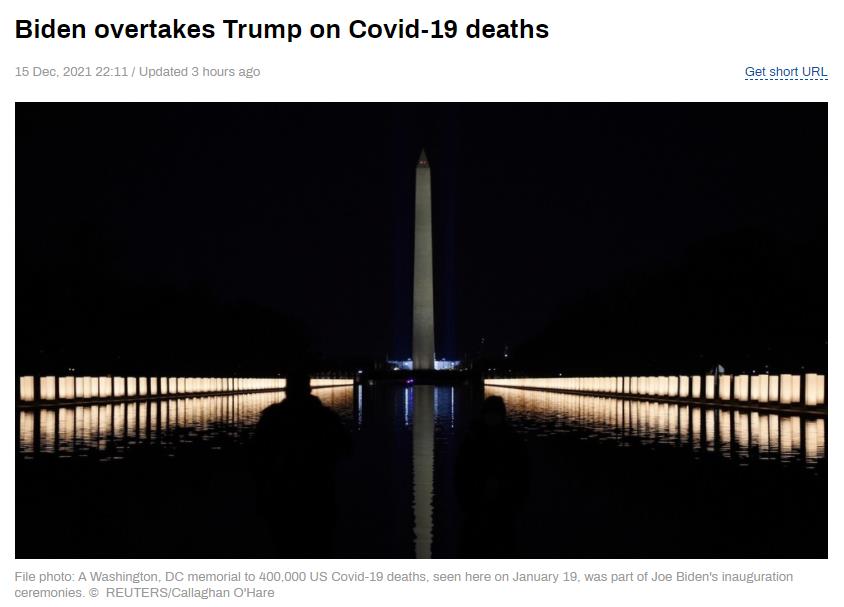 拜登任期新冠死亡人数超过特朗普任期，美媒：大多数在投票给特朗普的县休闲区蓝鸢梦想 - Www.slyday.coM