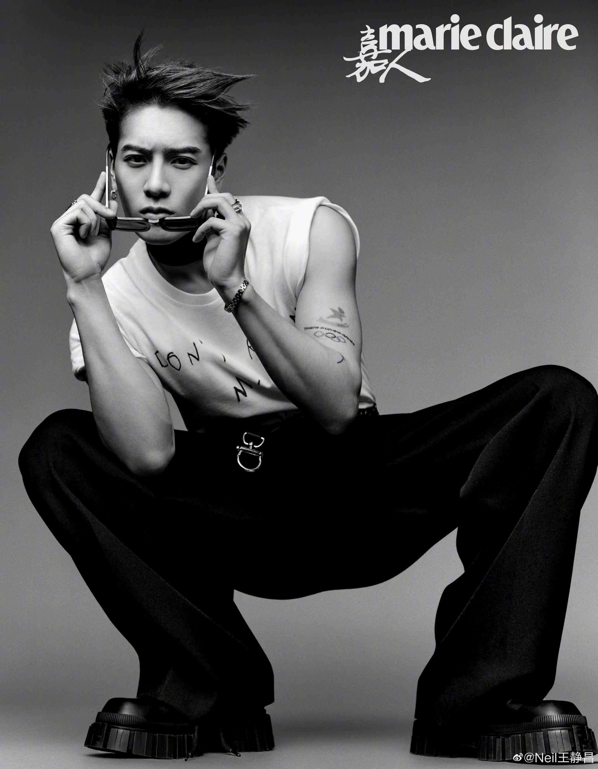 登上marieclaire嘉人8月刊封面