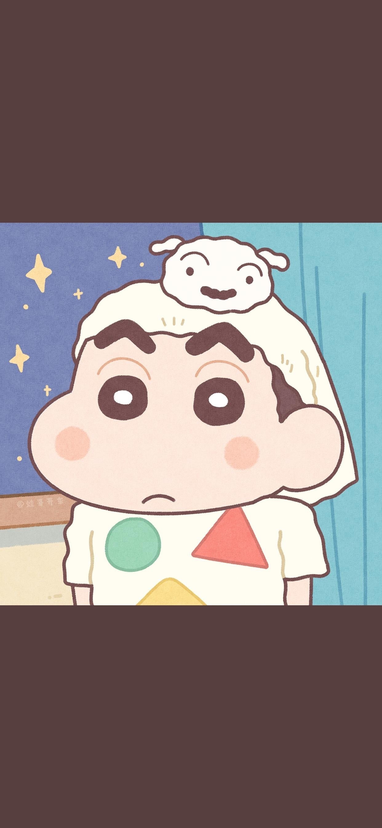 百变蜡笔小新风格手机壁纸 如果有来生,我要当条被子