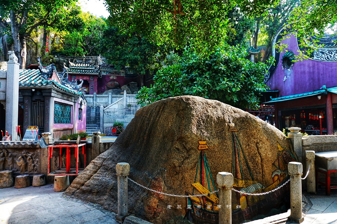 世界遗产妈阁庙澳门最古老建筑也是最幸运神庙免费500年