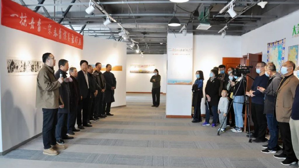 艺术盛事 | 一抹丹青——宋春青横卷画作展开幕|开发区|横卷|东营市_新浪新闻