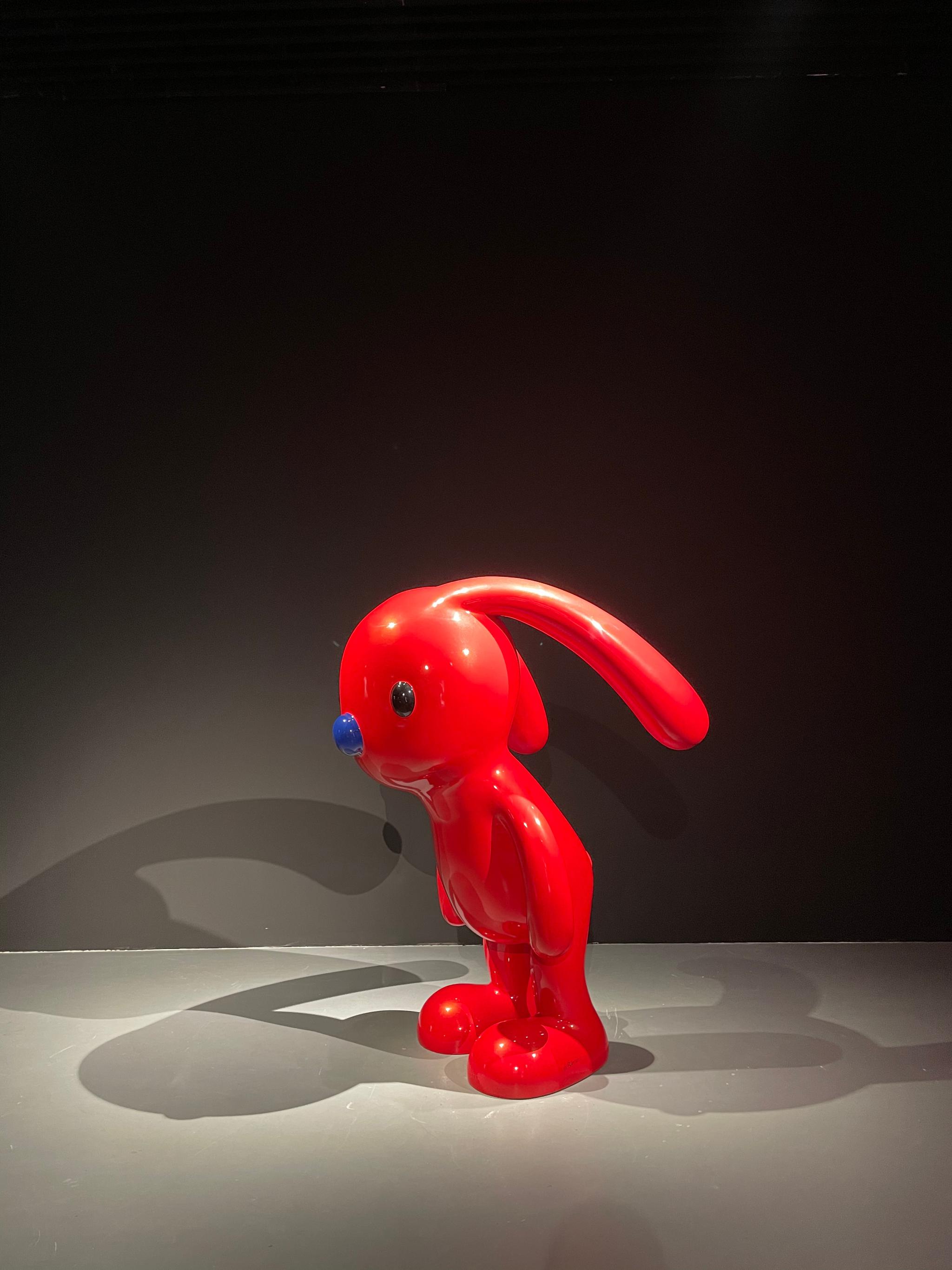 咋这么可爱啊谁不想去拍拍照呀张占占宝龙美术馆个展兔子