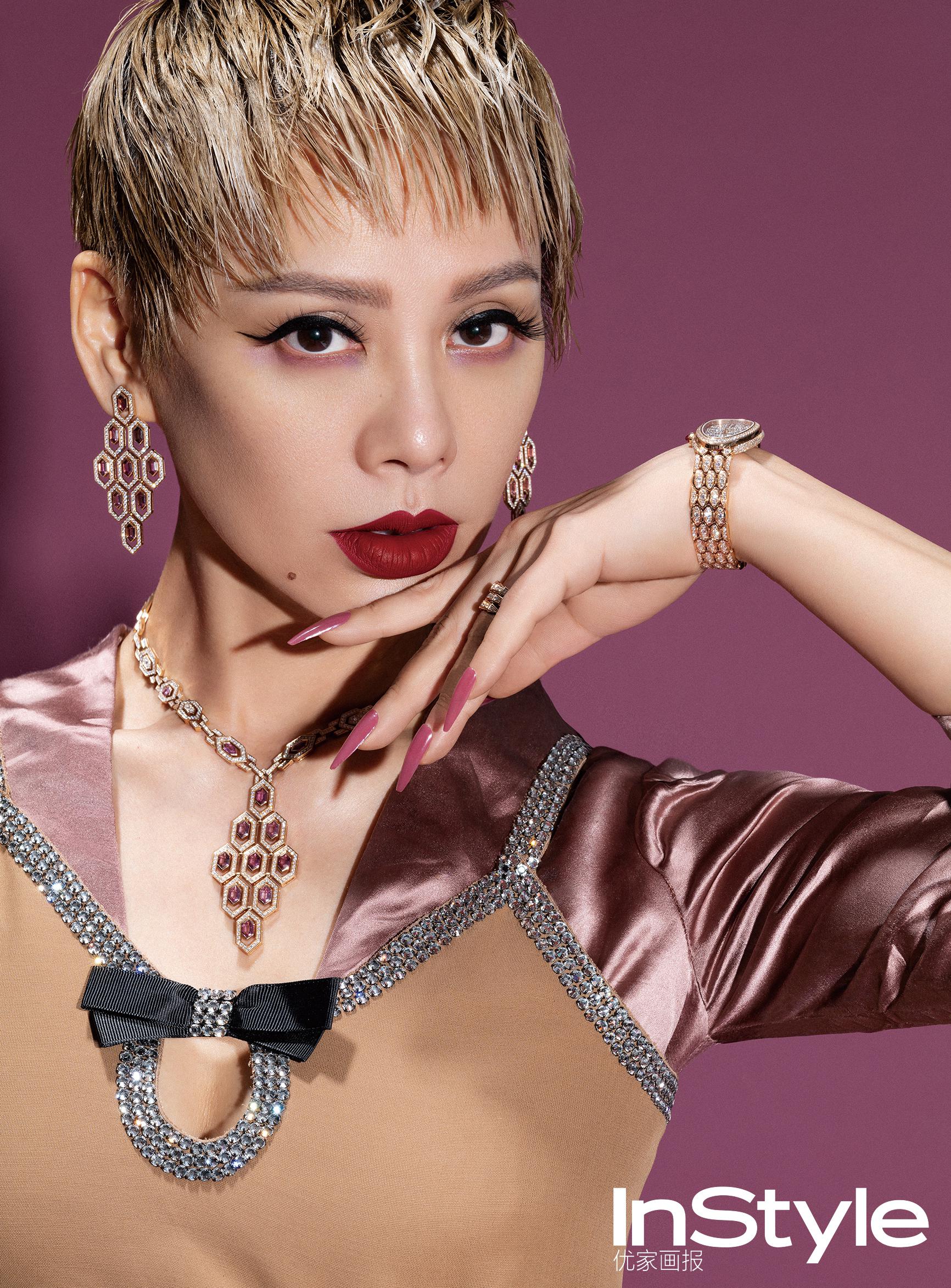 欢娱影视演员@宁静 全新演绎《instyle优家画报》封面大片