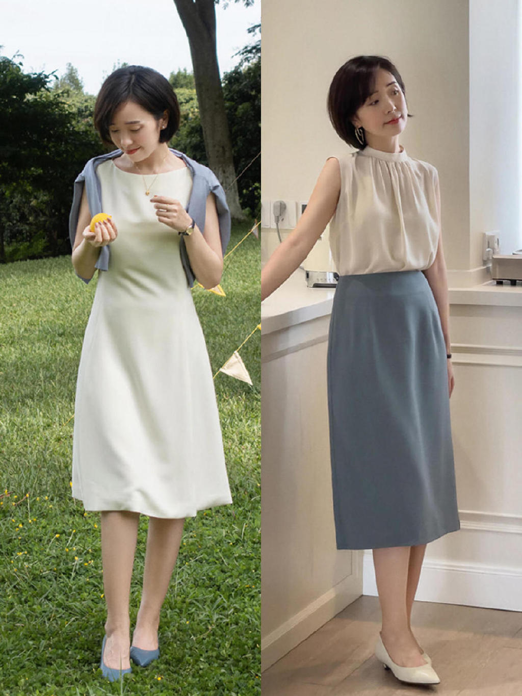 穿裙子总是搭配小白鞋这4种鞋更时髦显气质优雅到骨子里