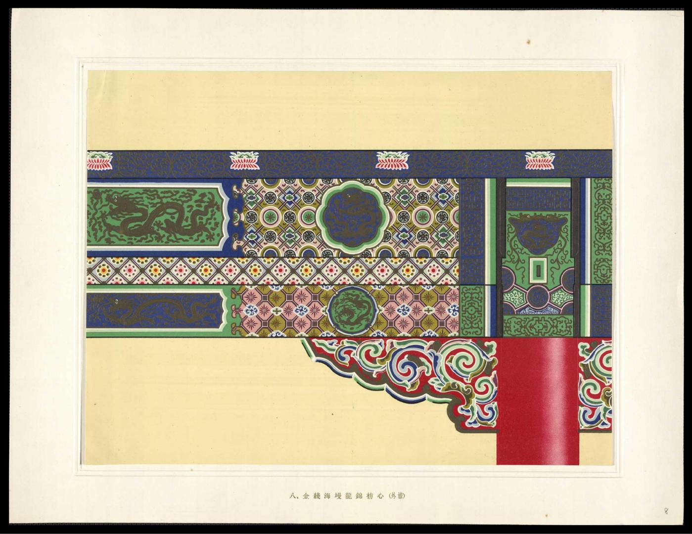 中国古建筑彩绘式样,和玺彩绘图案
