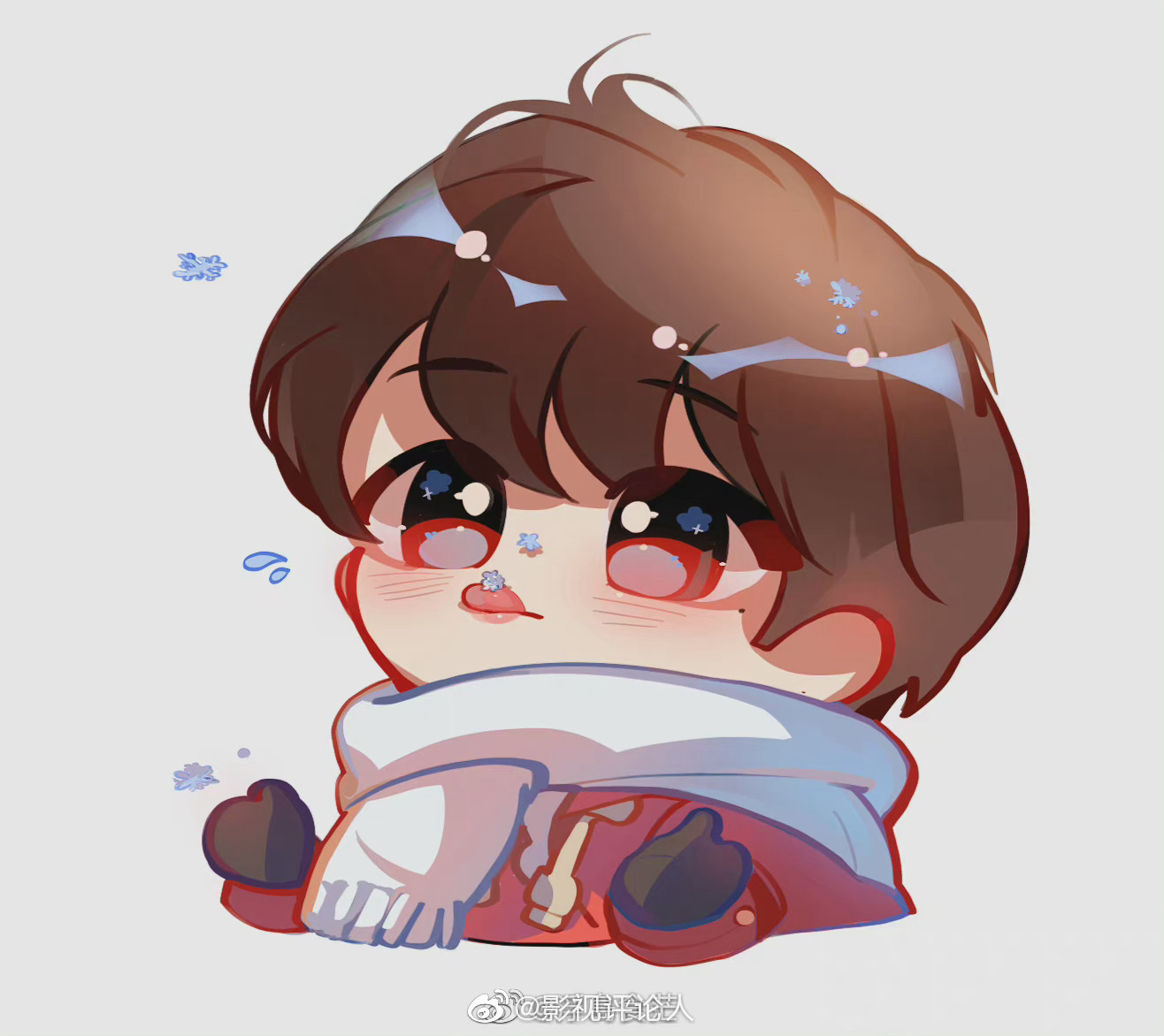 鲨姐画的刘宇与初雪!太可爱了呜呜呜!_高清图集_新浪网