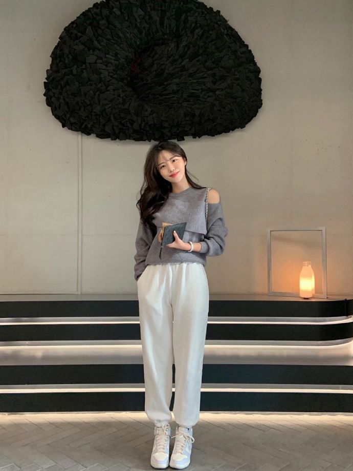 韩国ins博主小姐姐温柔感穿搭参考