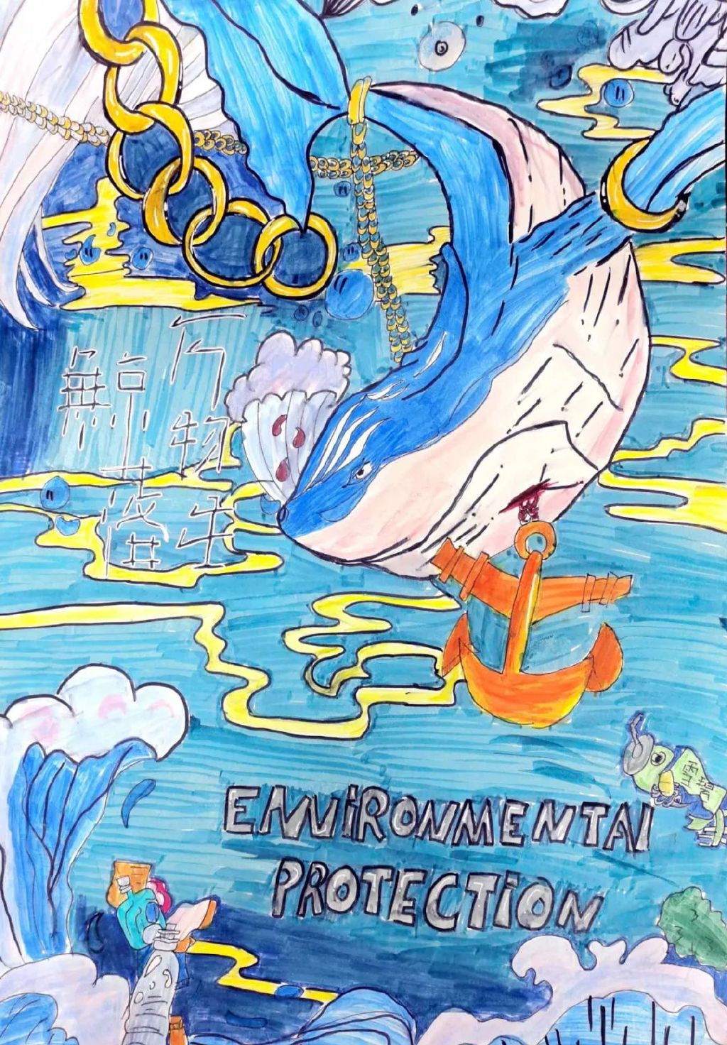 童心绘环保丨全市中小学生环保绘画大赛作品赏析36