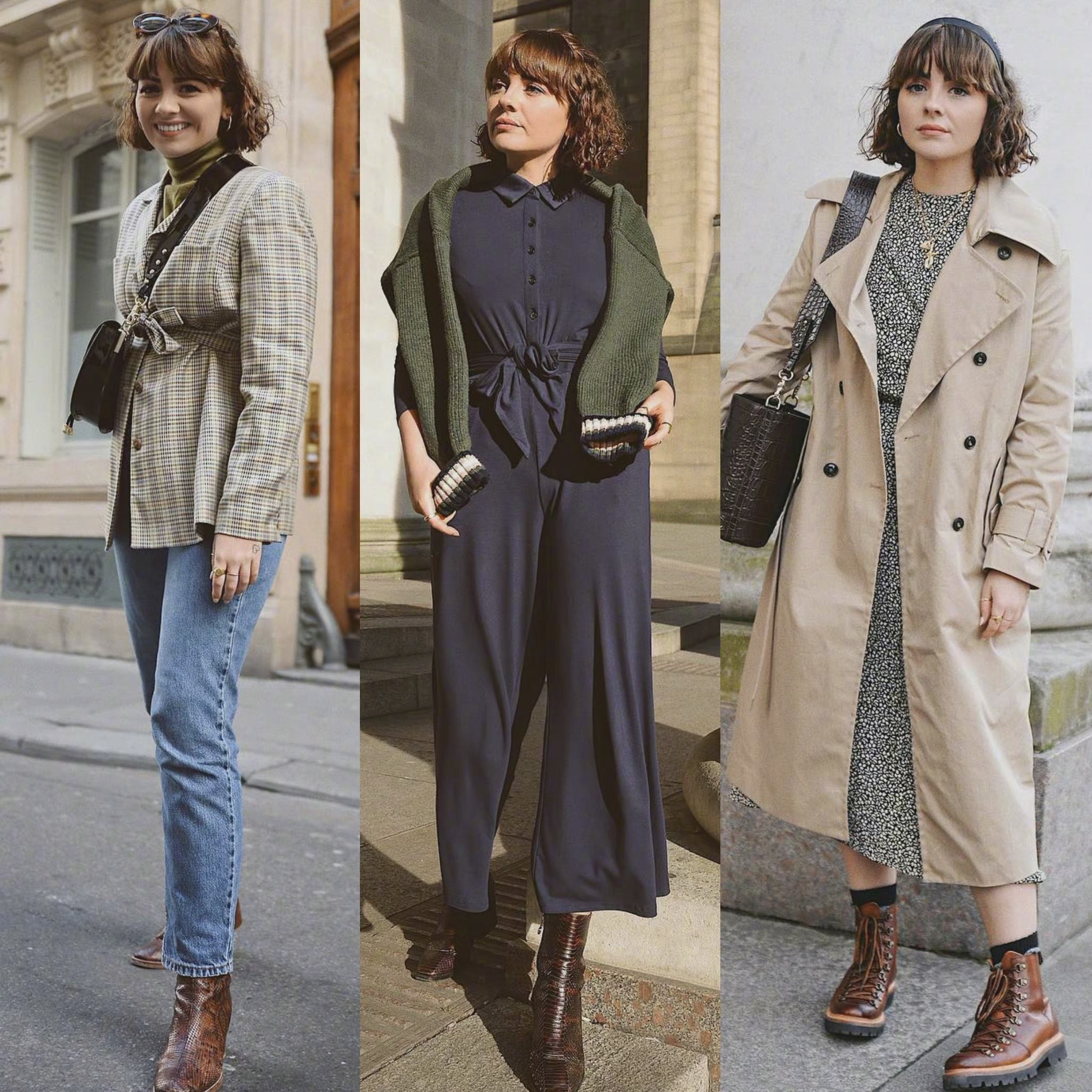 伦敦女生日常穿搭参考复古英伦风的搭配指南