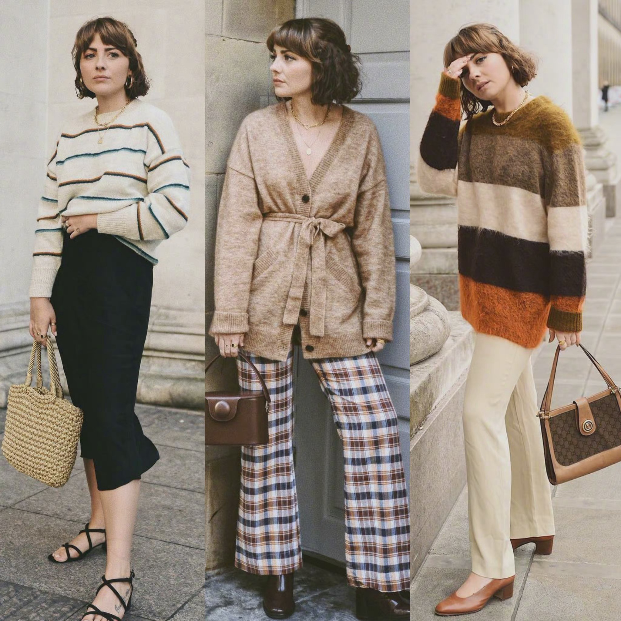 伦敦女生日常穿搭参考复古英伦风的搭配指南