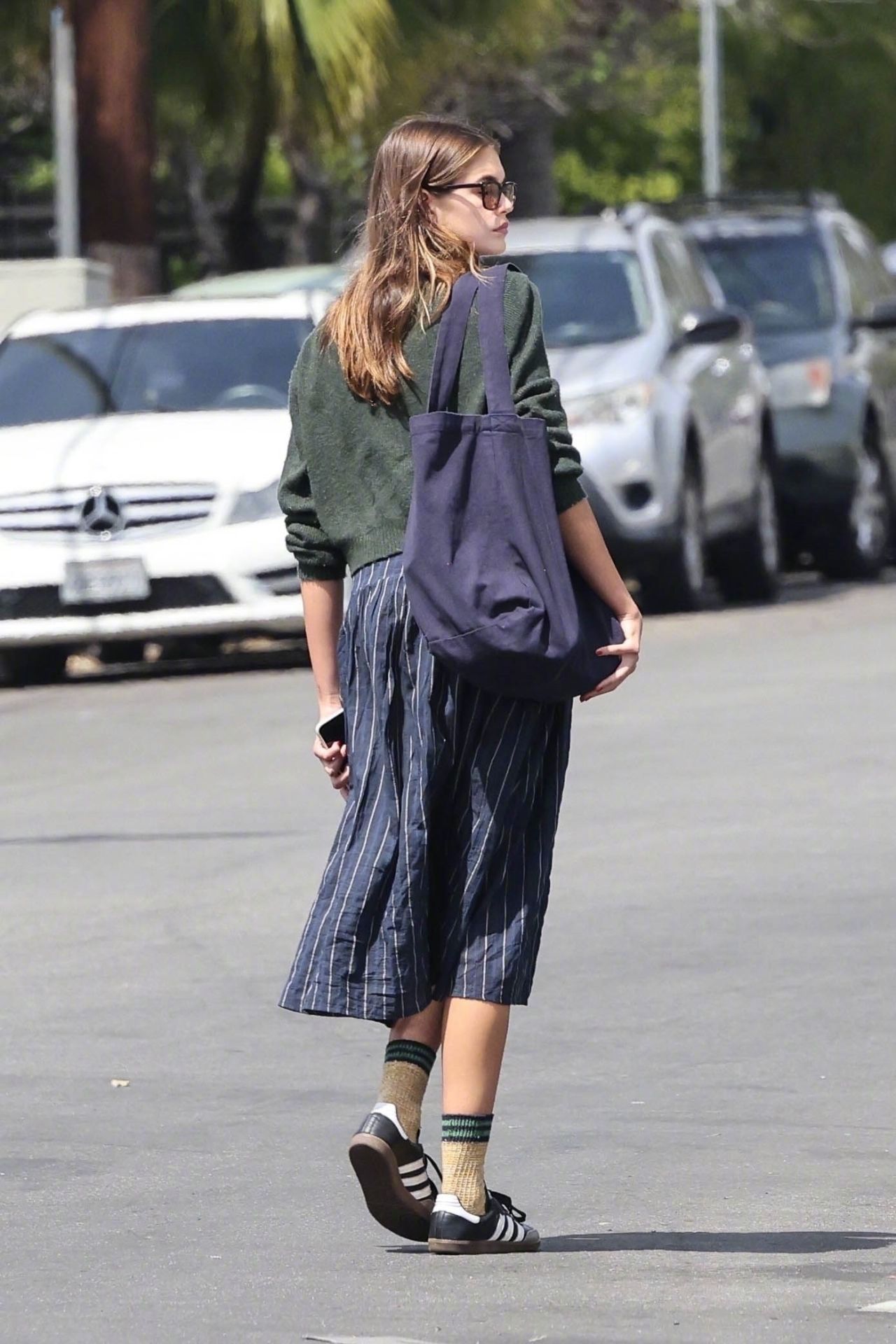 kaiagerber在洛杉矶外出的街拍