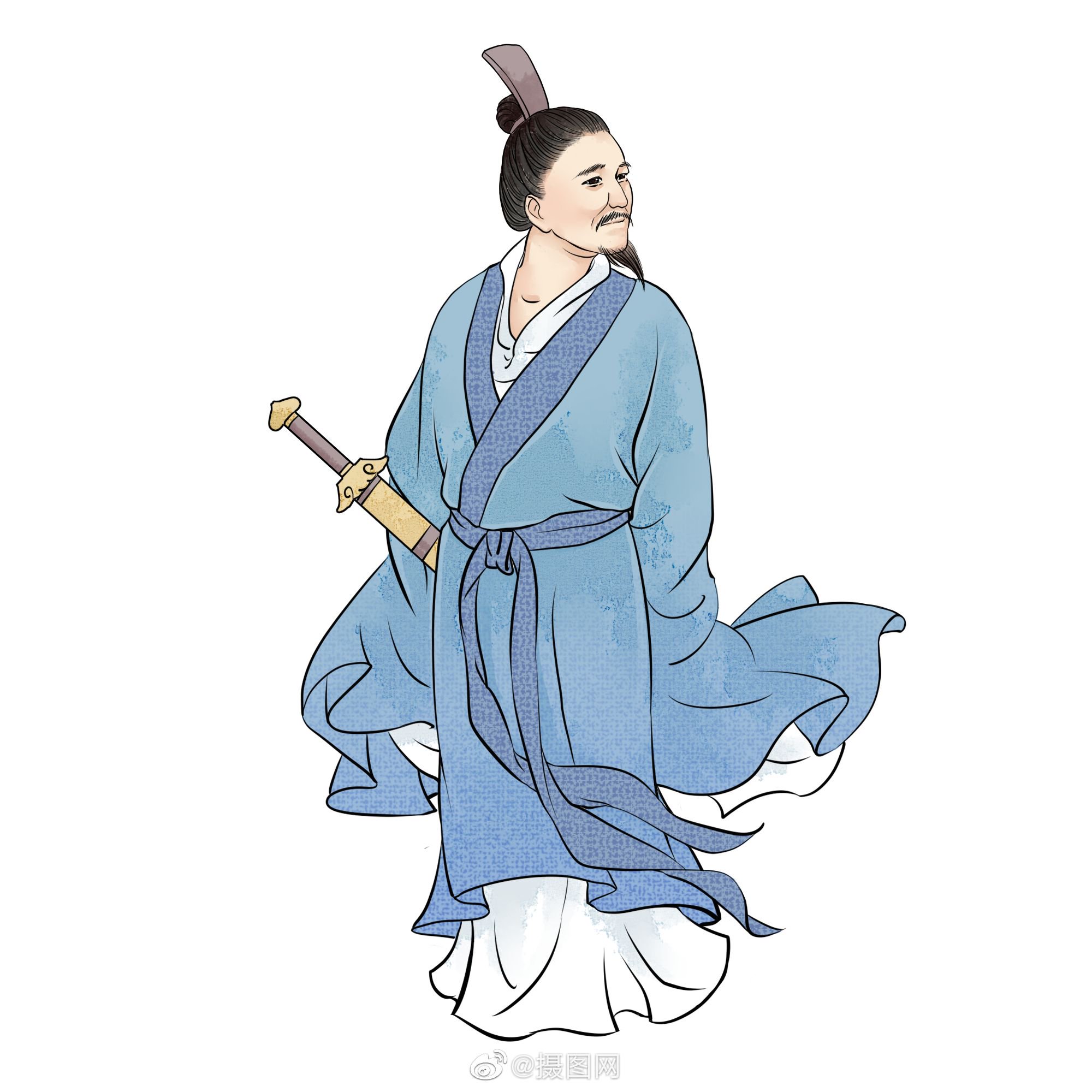 中国风水墨人物免抠素材~端午节……|水墨|中国风|端午节_新浪新闻